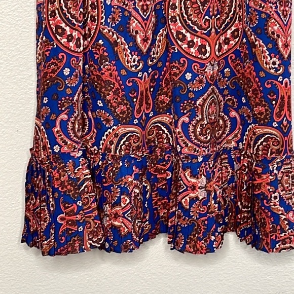 Banana Republic Sleeveless Paisley Design Midi Dress - Picture 5 of 7